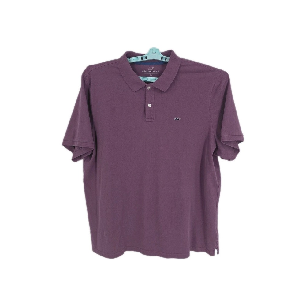 Vineyard Vines Men's Purple Polo/Golf  Shirt 95% Cotton 5% Spandex Size XL‎